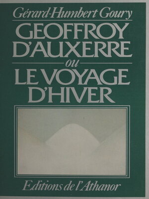 cover image of Geoffroy d'Auxerre